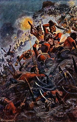Affiches et Gravures À l'assaut des hauteurs de Badajos Impression Sur Toile Salon 60x90cm