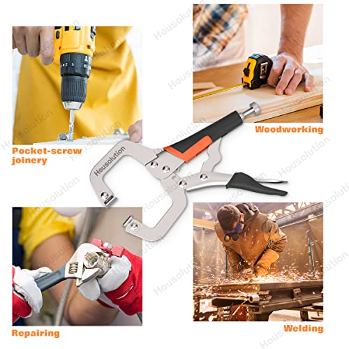 Housolution Morsetto di Bloccaggio a C, [3 Pezzi]