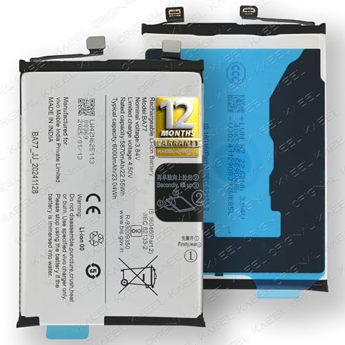 Image of BA77 Battery for Vivo V50 5G V2427-6000mAh - 12-Month Warranty* (Titanium Grey, V2427)