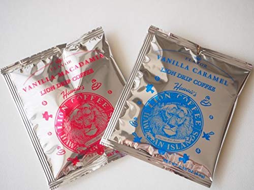 最安値 ライオンコーヒー ドリップパック30パック バニラマカダミア バニラキャラメル ハワイアンコーヒー Lion Coffee 2個セット 0418 の価格比較