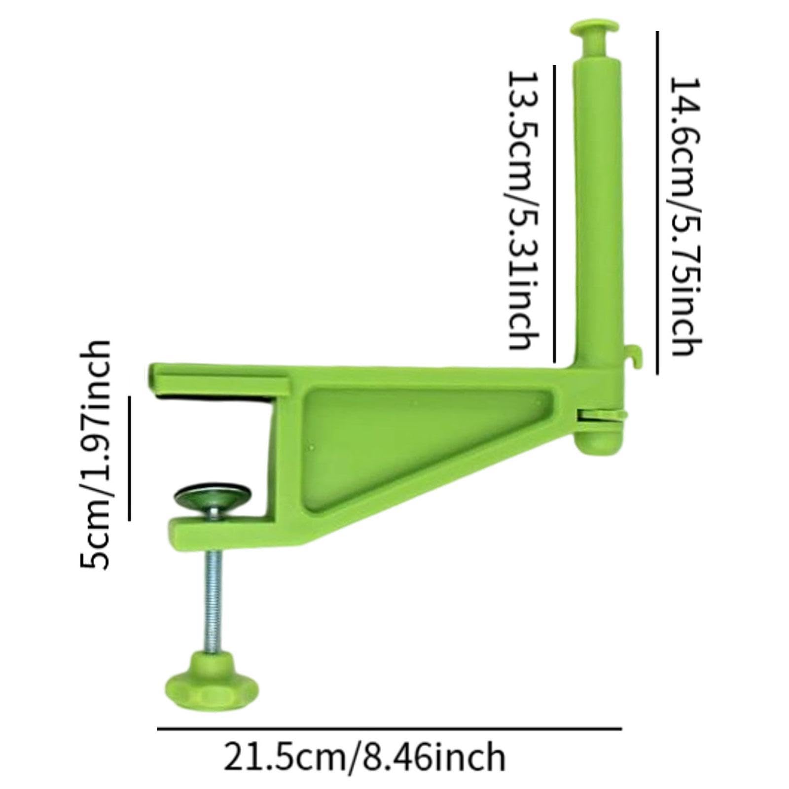 rockible Table Tennis Net Post Set Practice Exercise Professional Equipment Ping Pong Mesh Rack Ping Pong Screw Clamp Net for Training, Green