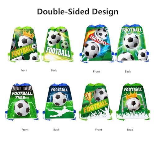 Sac à dos cordon football x20 en tissu non tissé pour sport et pique-nique - 7