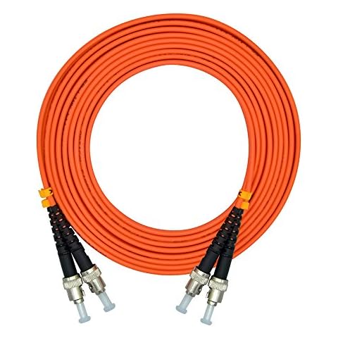 Jeirdus 10m ST-ST Duplex OM1 Multimodo Cable de Fibra Óptica Cover