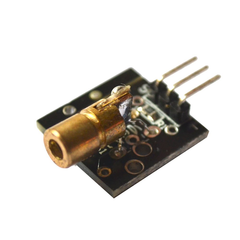 Modulo Trasmettitore Laser KY-008 Per Arduino - Emettitore 650nm, 5V, Per Progetti Fai Da Te