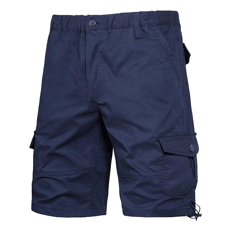 Short d'été décontracté coupe surdimensionnée pour homme avec ceinture souple