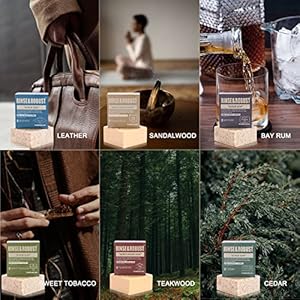 Rinse & Robust Mens Soap Bar Set 6Pcs Natural Handmade Cleansing Bar Soap Set Moisturizing&Exfoliating Scrub Soap Gift for Men All Skin Type| 6 Different Scents |3.5 oz of 6 Bars Rinse Robust Mens Soap Bar Set 6Pcs Natural Handmade Cleansing Bar Soap Set MoisturizingExfoliating Scrub Soap Gift for Men All Skin Type 6 Different Scents 35 oz of 6 Bars