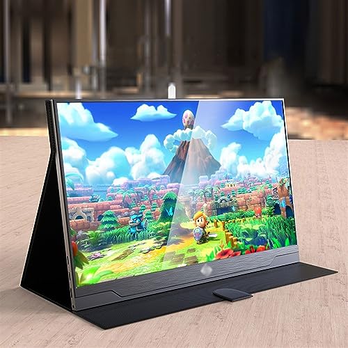 Image of Travel Screen HDMI External Computer Screen 17.3 Inch 1080p HDR IPS Portable Monitor 60HZ Refresh Rate Built-in Battery Gaming