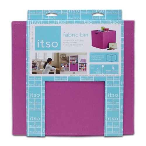 Itso Full Size Fabric Bin Pink Amazon.in