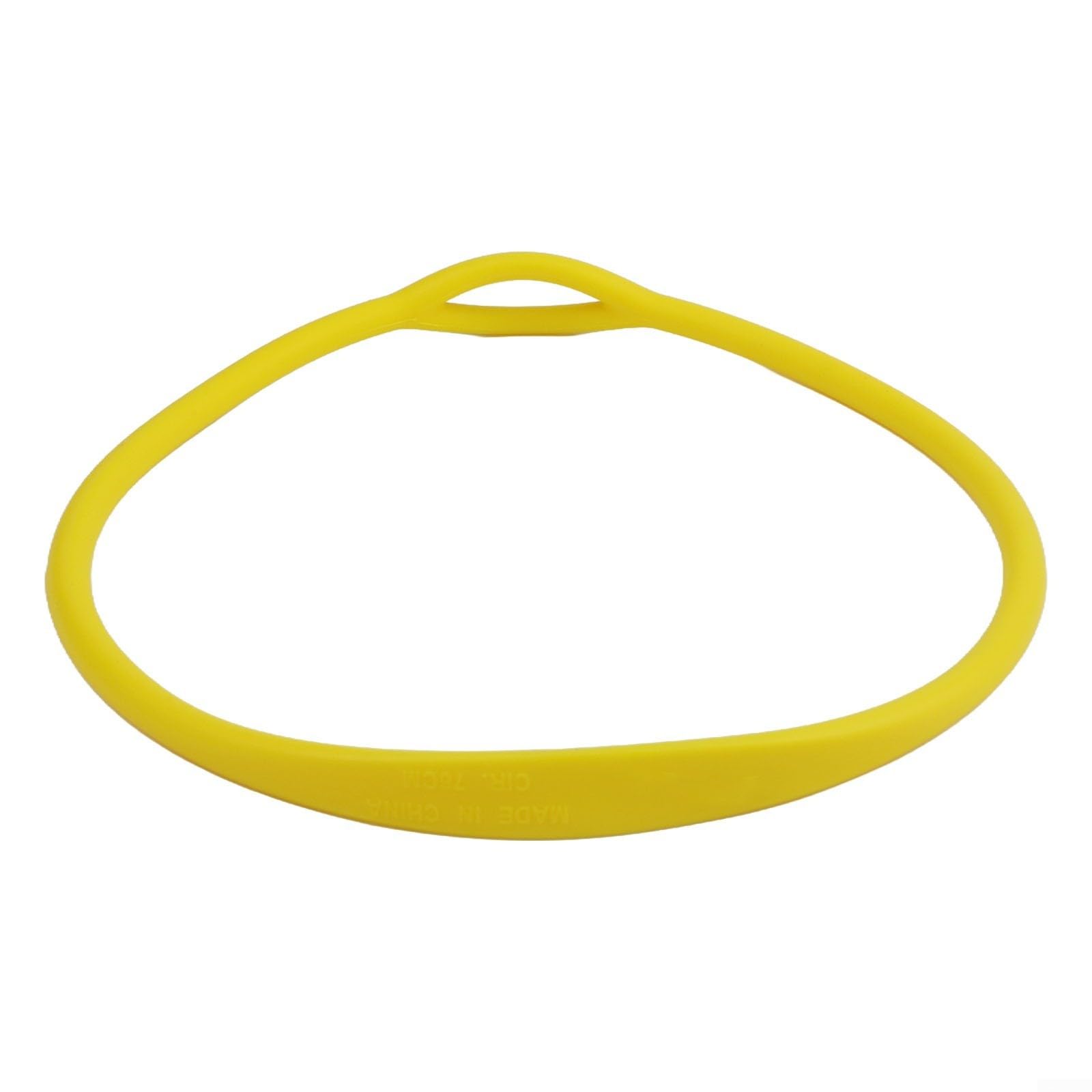 Fauhapyway Regulator Necklace Silicone Diving Scuba Secondary Holder Equipment Adjustable Neck For Underwater Sports (Yellow)