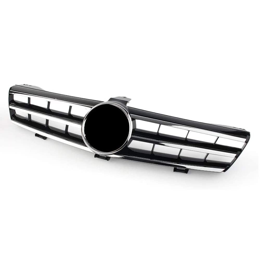 abrupt Rejilla Parachoques para Mercedes Benz CLS-Class C219 W219 2004-2007, Rejilla de Parrilla Delantera, Rejilla Delantera Tipo Riñón Parrillas de Riñón Capó, Rejilla de Parachoques Delantero