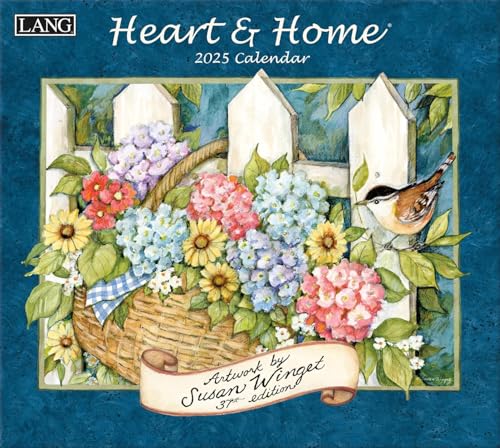 Langheartandhomebysusanwinget2025wallcalendar  Urban Country Home Decor Lang heart and home by susan winget 2025 wall calendar  urban country home decor