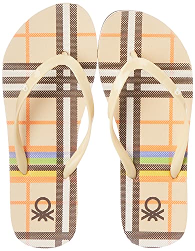 United Colors of Benetton womens Casual Slipper, Khaki, 4 UK (37 EU) (B09NKQ9HP4) Amazon Price History, Amazon Price Tracker