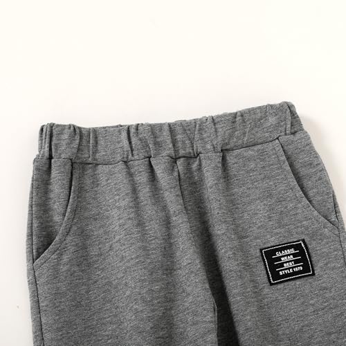 Image of YOUNGER STAR Toddler Baby Boy Girl Clothes Fall Winter Outfits Long Sleeve Hoodie Sweatshirt Sweat Pants Cotton Sweatsuits