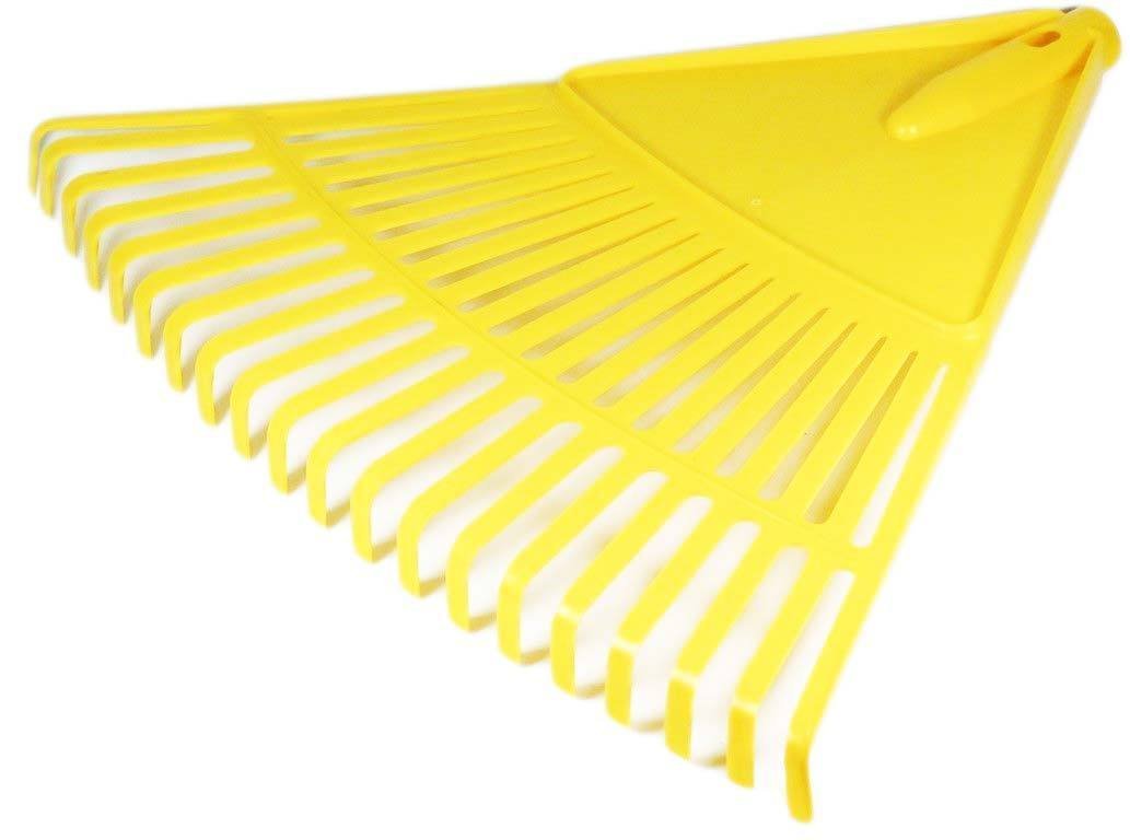 AGROHIT Leaf rake fan rake rake leaf broom plastic 47 x 42 cm 20 prongs