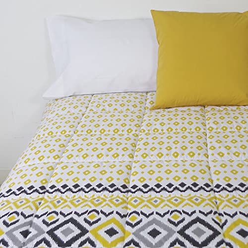 10XDIEZ Edredón de Invierno - Colcha de Cama (Cama de 90cm - Gris Onix)