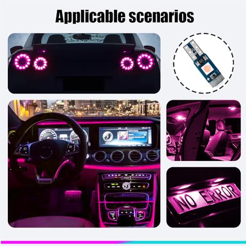 20 Bombillas LED T5 para tablero con socket 12V miniatura 7