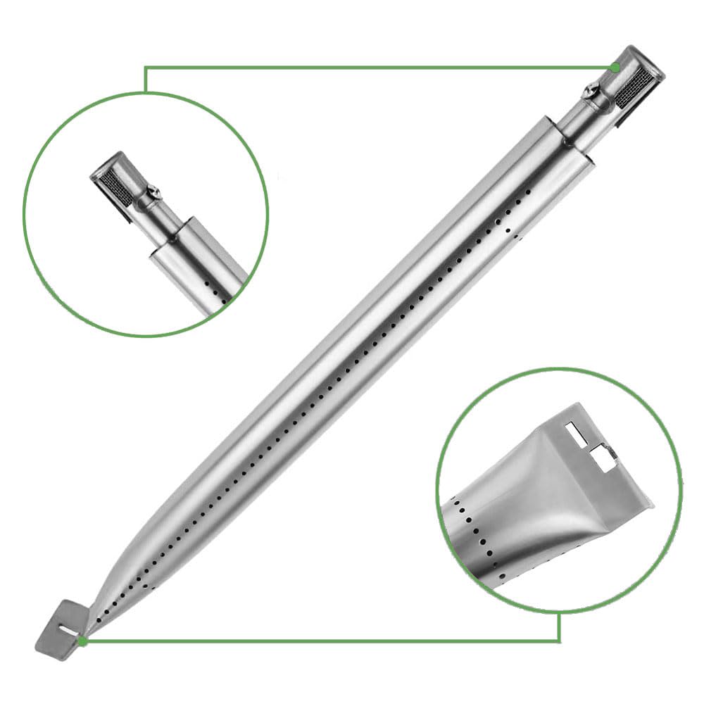 WELL GRILL Bruciatore tubolare in acciaio inox per barbecue a gas Broil King Baron 490, 4 bruciatori di ricambio per Baron 320 420 490 540, 40 cm