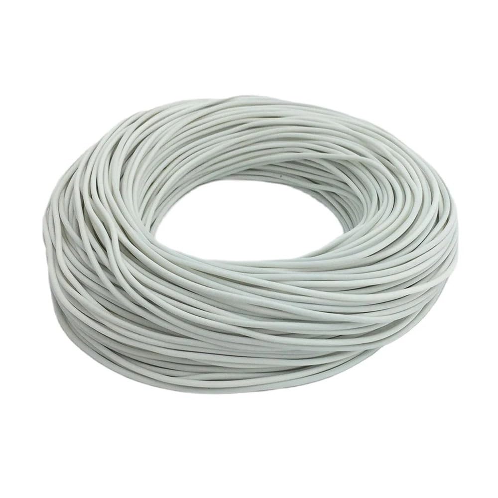 Przewód grzejny z gumy silikonowej 0,3 Ohm/M - DIY Elektryczny kabel do ogrzewania podłogowego (1-100 m) w dalekiej podczerwieni (40(100m)