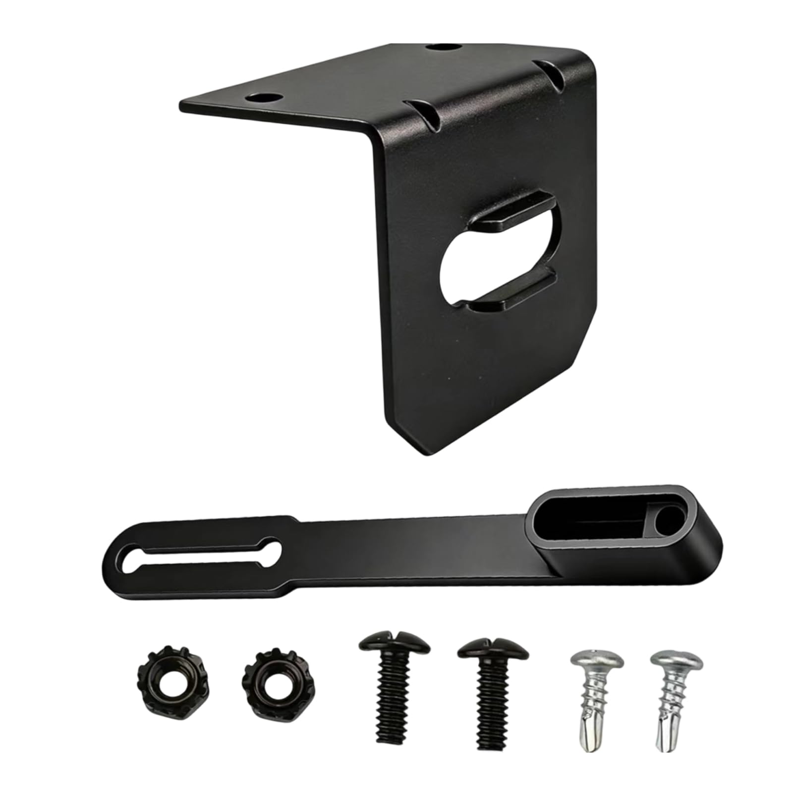Premium Iron Trailer Wiring Harness Mounting Bracket 4 Way for 58301 58300 58200 Towing Applications Trailer Socket Holder
