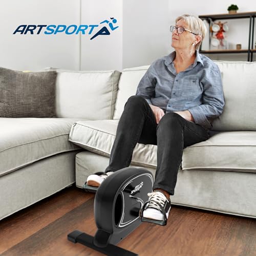 Juskys Pedaltrainer Sportivo - leiser Heimtrainer, Fitnessgerät, Senioren, Armtrainer, Beintrainer, Mini Fahrrad für Zuhause