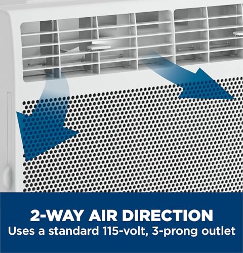 GE Window Air Conditioner Unit, 5,000 BTU for Small Rooms up to 150 sq ft. with Manual Adjustable Fan and Cooling Settings, Perfect for Small Bedroom or Living Room, Easy Install Kit Included, White - Image 5