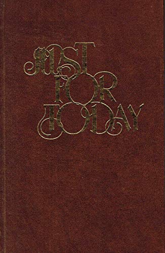Just for today B00071F4XU Book Cover