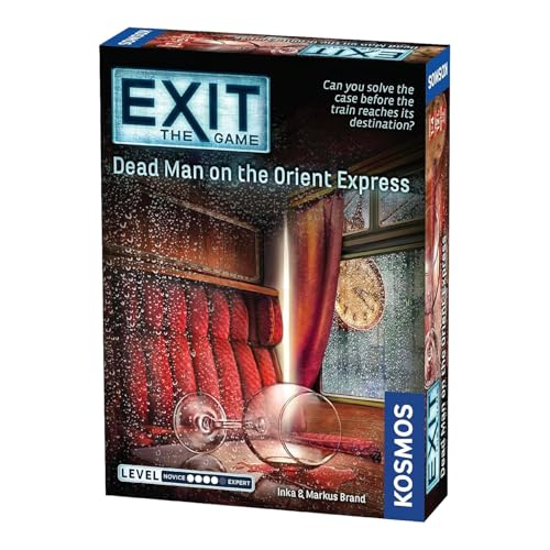 Image of EXIT The Game - Dead Man on the Orient Express | Escape Room Mystery Board Game | Detective Strategy Puzzle Game for Family & Adults | 1-4 Players | Ages 12+ | 45-90 Minutes