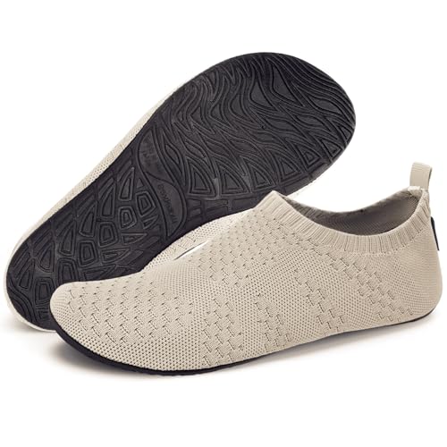 Image of WateLves Barefoot Water Shoes for Women Men Travel Slippers Socks House Shoes Quick-Dry Aqua Socks for Beach Swim Pilates Yoga Dancing Camping Must Haves