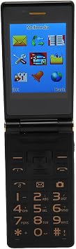 WINH Flip Phone for the Elderly, Flip Phone, Flip Speaker to Answer the Flashlight, 3 Inch Screen for Home for the Elderly (Black)