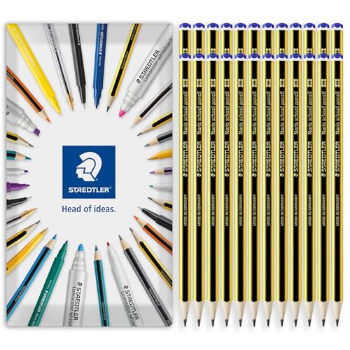 STAEDTLER Noris School Lápiz Grafito H Pack 24 miniatura 1