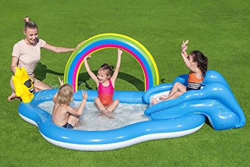 Bestway 53092 waterspeelcentrum met kinderbadje Rainbow n' Shine 257 x 145 x 91 cm, kleur - Image 3