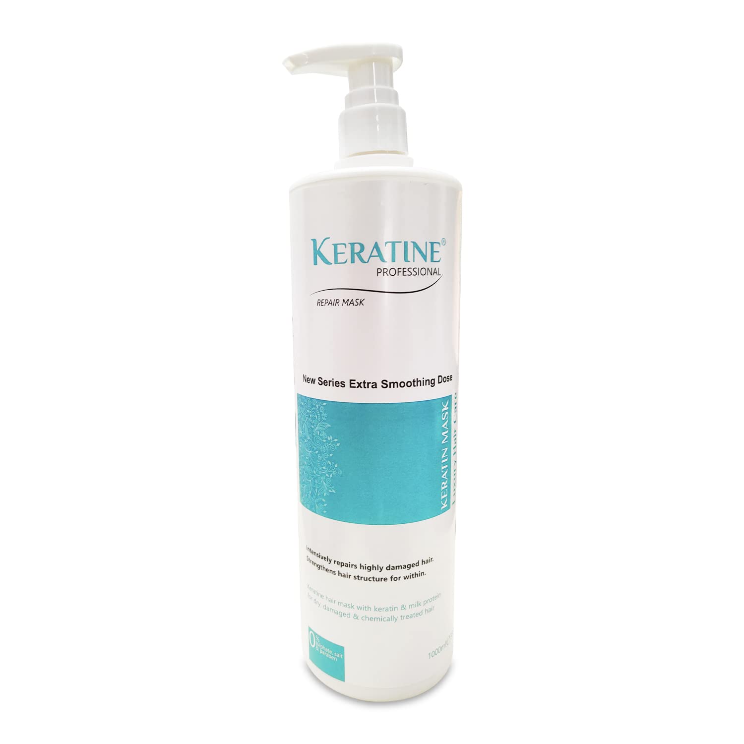 Keratin Hair Mask Deep Conditioner 1L - Biotin Protein with Castor Oil Repair for Dry Damaged and Color Treated Hair - Conditioning Treatment for Curly or Straight Thin Fine Hair-image-26