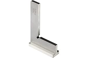 Precision DFM Machinist Square: 3 Inch 90 Degree Ruler