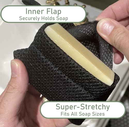 100-Recycled-Soap-Bag-Soap-Saver-Pouch-for-bar-soap-Loofah-Bath-Scrubber-for-Bar-Soap-Medium-Exfoliator-Mesh-Soap-Bag-Soap-Sock-Soap-Pouch-Soap-Bag-1-Pack