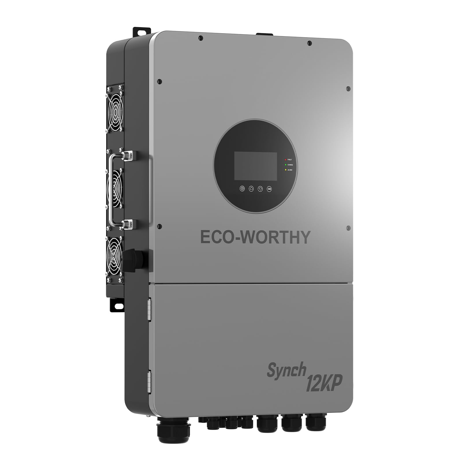 ECO-WORTHY Synch 12KP Split-Phase Solar Hybrid Inverter,48VDC to 120/240VAC