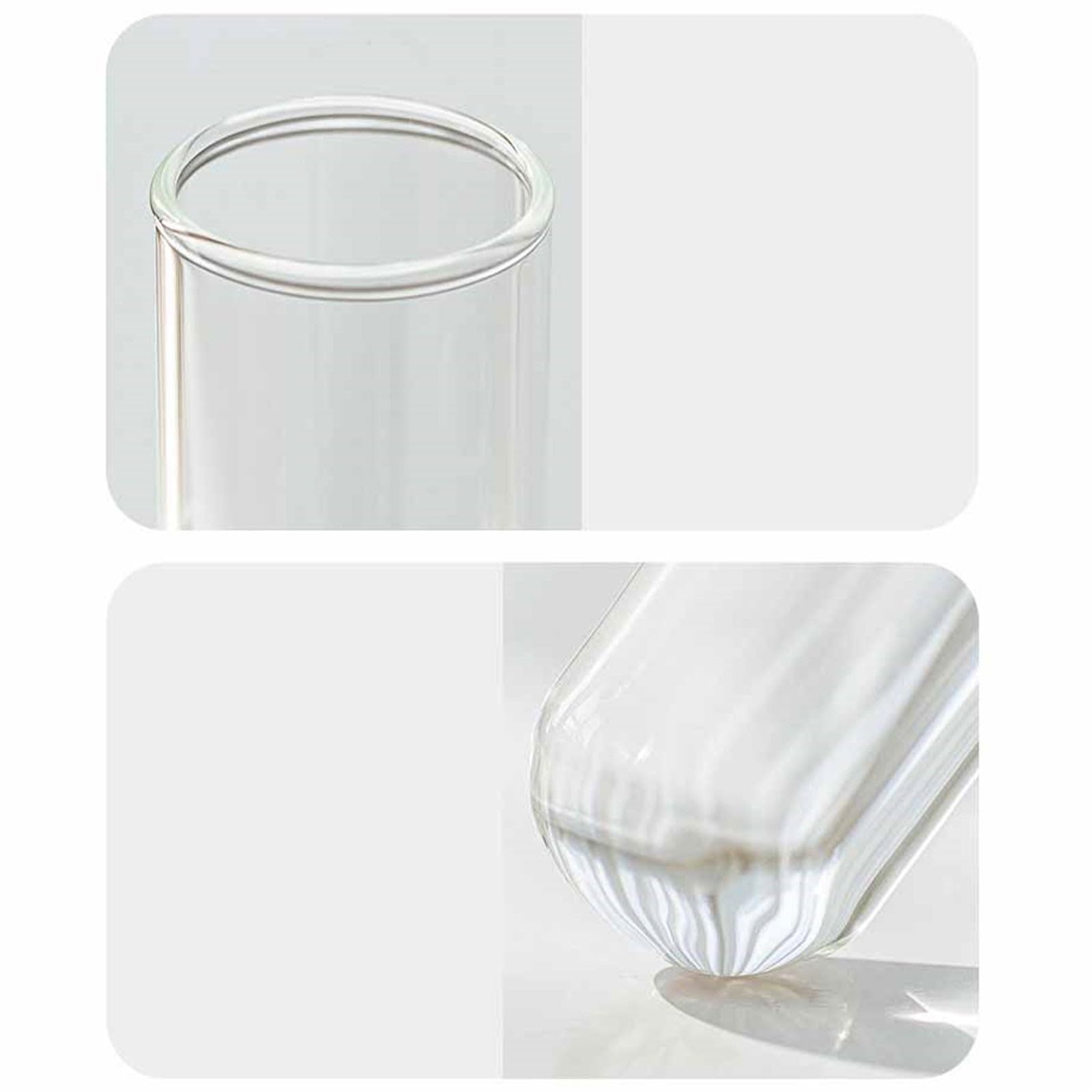 8 Stücke Blumenvase Klarglas Reagenzglas Hängen Blumenhalter for Container Zimmer Büro Esstisch Wohnkultur Für Haushalt Wohnen