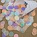 Mybbshower 1 Inch Pastel Tissue Paper Table Confetti Dots for Baby Shower Gender Reveal Birthday Party Decorations 2 oz