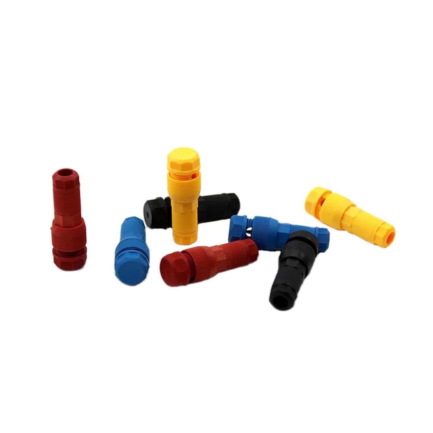 10pcs Piercing Terminal 12/24V Low Voltage Fastlock Connector Quick Electrical Cable Unbreakable Garden Wire Crimp(Red)