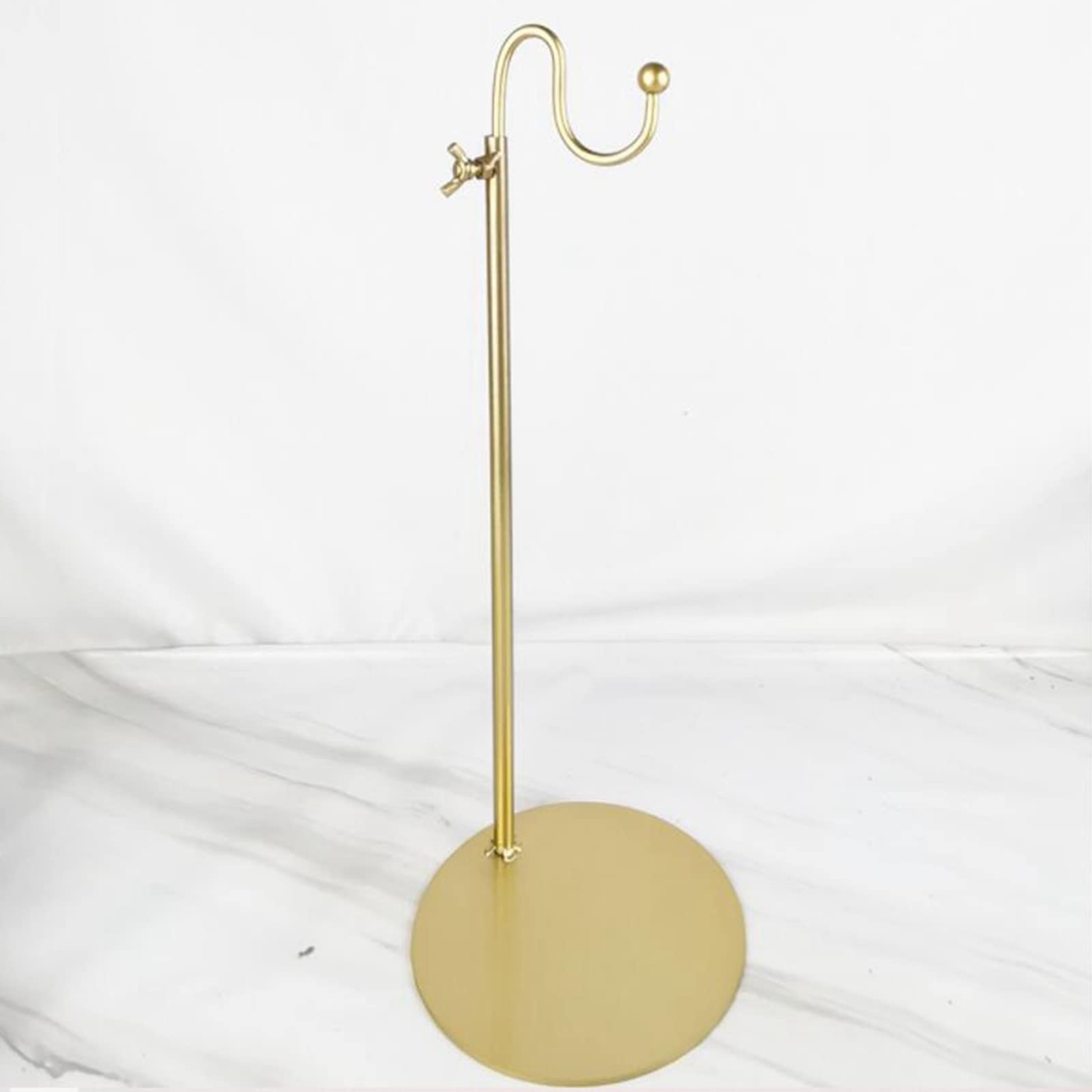 CGJseFH coat stand, Simple Coat Rack Adjustable Handbag Display Tabletop Desktop Purse Stand Storage Single Hook Holder Clothes Hanger(15cmx15cm)