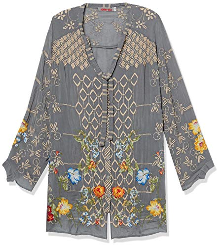 Johnny Was Women's Blouse, Cloudburst, Small