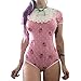 Littleforbig Adult Baby & Diaper Lover (ADBL) Snap Crotch Romper Onesie - Strawberry Pattern