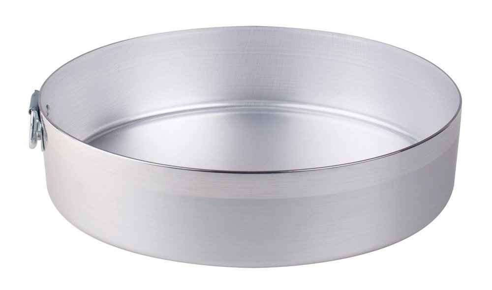Pentole Agnelli Family Cooking Aluminium Cylindrical Cake Mould With Ring, Diameter 18 Cm.