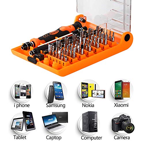 Mini Screwdriver Set, Torx Bit Set with T3 T4 T5 T6 T7 T8 T9 T10 T15 T20 Security Torx Bit, Computer repair tool kit with Phillips Head Screwdriver compatible for Nintendo Switch, iphone, PC Repair
