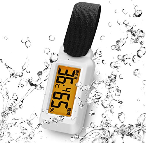 Amazon Co Jp ドリテック Dretec 温湿度計 ブライン 防滴 熱中症 インフルエンザ警告レベル表示 時計機能 バックライト ポータブル O 291wtdi ホワイト ホーム キッチン