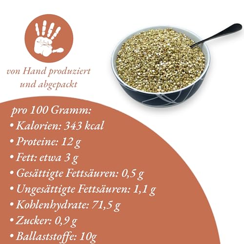 Premium Bio-Buchweizen: Natürliche Power für Ihre Gesundheit – Nachhaltig angebaut (1000g)