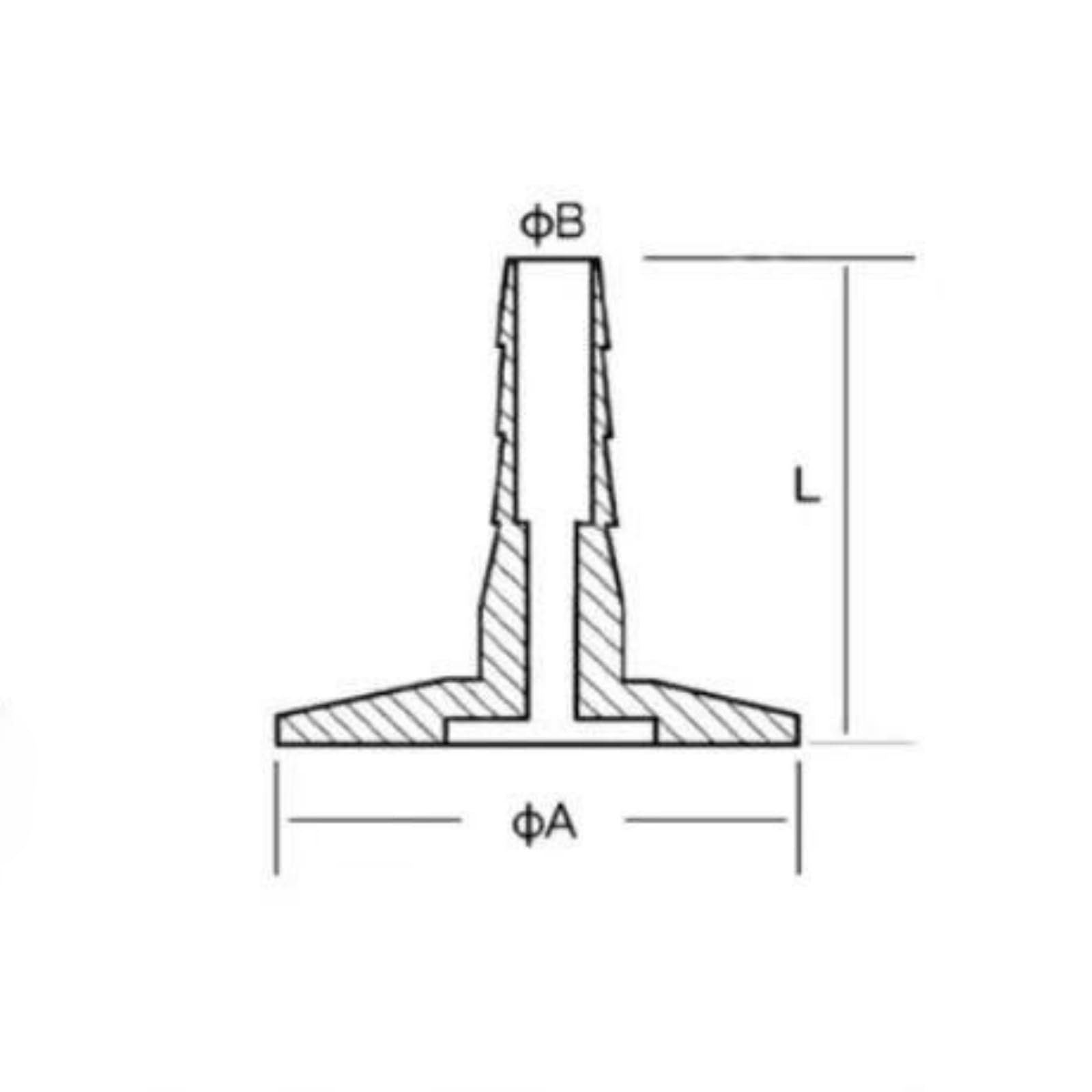 Adaptateur de tuyau en caoutchouc ISO-KF, 2 pièces, raccord en acier inoxydable 304 for systèmes de vide(KF50 to 40 mm)