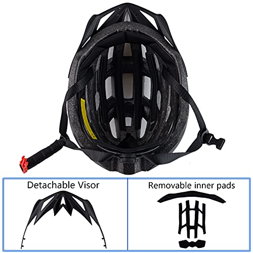 Adult Bike Helmets, Adjustable Mens Womens Bicycle Helmet,