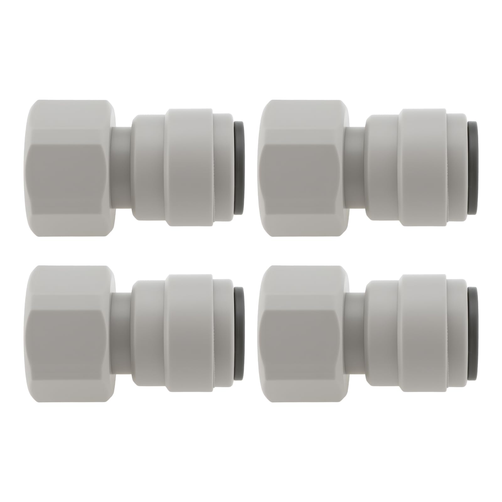 Photo 1 of eMagTech 4Pcs Push Fit 12mm to 1/2 BSP Adapter for RV Water Purifier Water Pipe 42mm