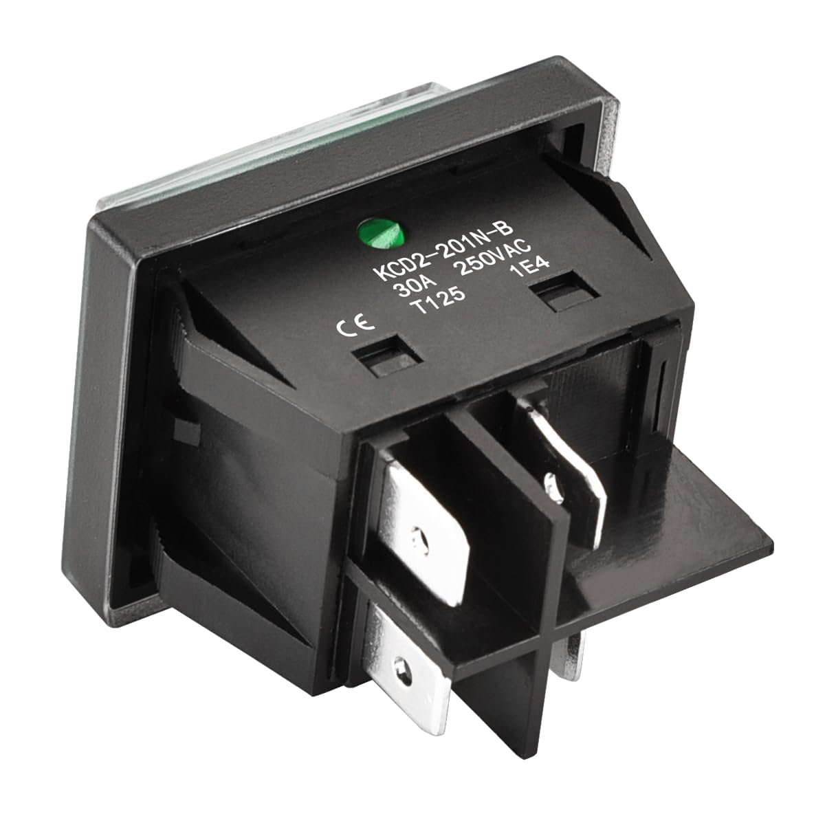 Heschen High Current Rocker Switch, 30A 250VAC, ON-OFF 2 Position