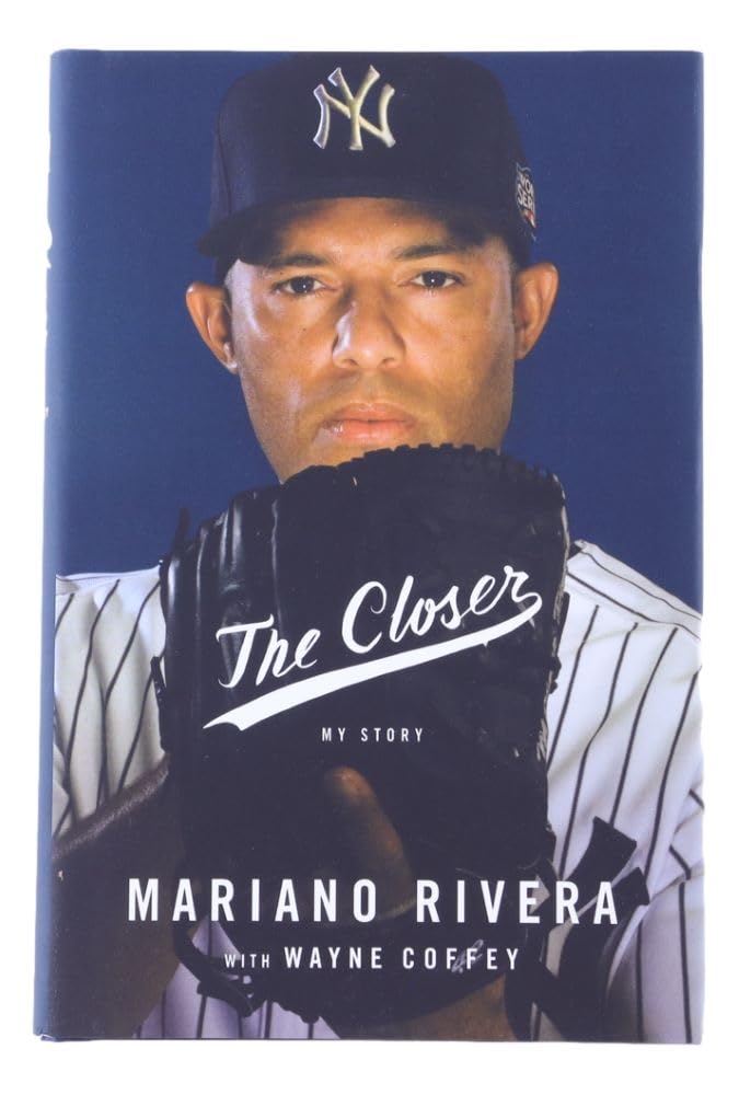 mariano rivera new york signed the closer my story hardcover book jsa